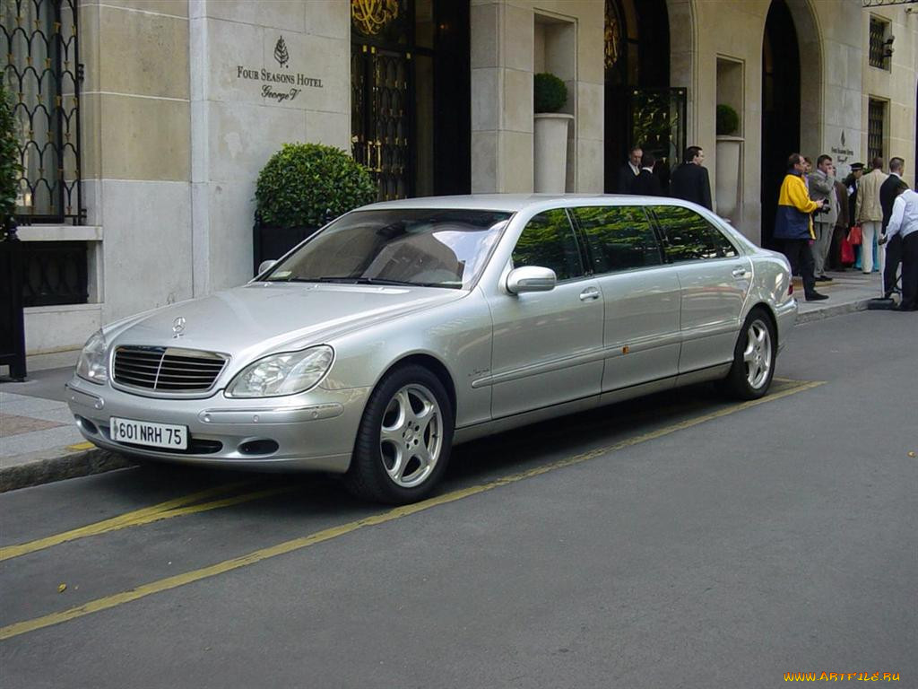 mercedes, benz, limo, 